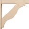 Ekena Millwork 8-in W x 48-in D x 48-in H Funston Block Rough Cedar Woodgrain TimberThane Outlooker, Primed Tan OUTUR080X48X48FST44RCPR - alternate 4